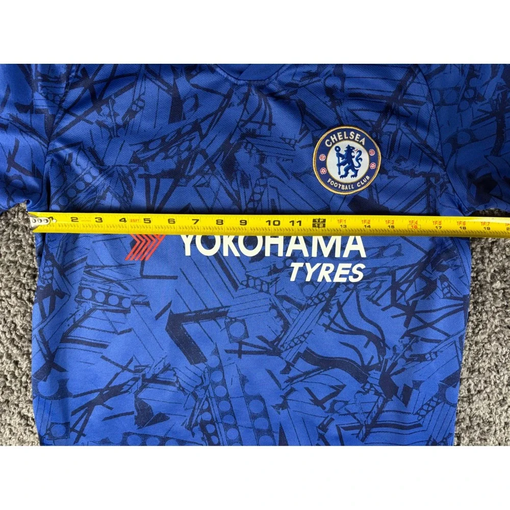 Chelsea FC 2019-20 Pulisic 22 Home Jersey Blue Soccer Shirt Mens Medium